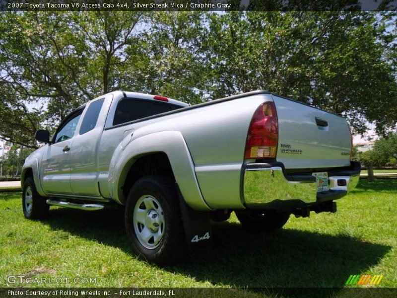 Silver Streak Mica / Graphite Gray 2007 Toyota Tacoma V6 Access Cab 4x4