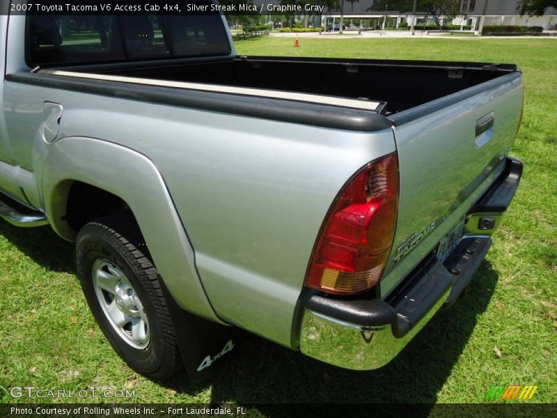 Silver Streak Mica / Graphite Gray 2007 Toyota Tacoma V6 Access Cab 4x4