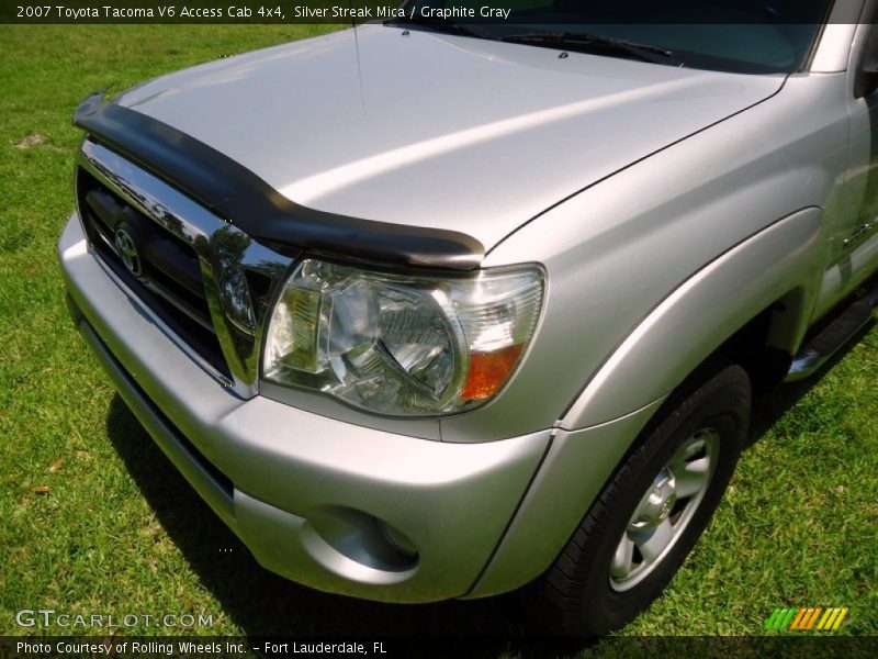 Silver Streak Mica / Graphite Gray 2007 Toyota Tacoma V6 Access Cab 4x4