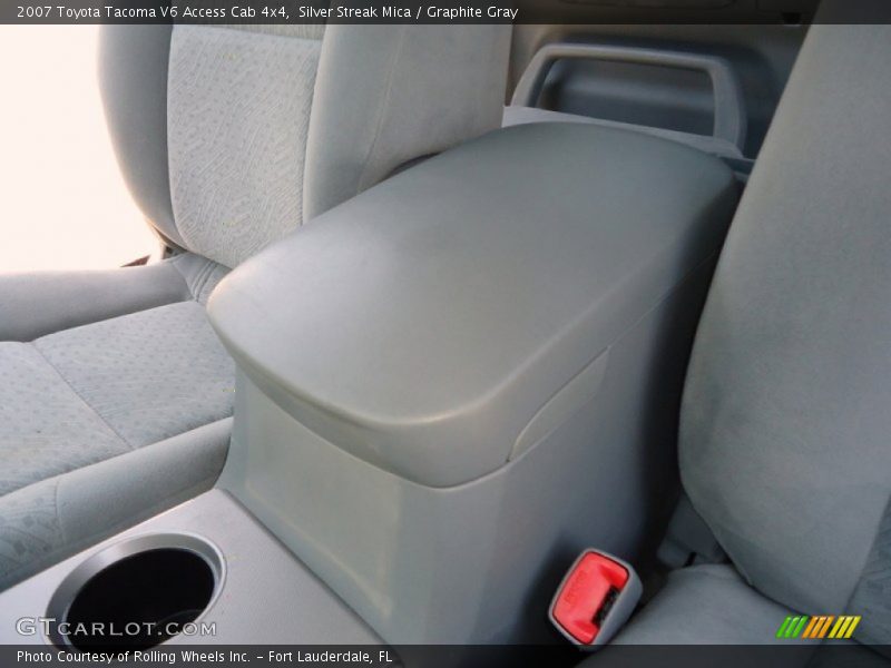 Silver Streak Mica / Graphite Gray 2007 Toyota Tacoma V6 Access Cab 4x4