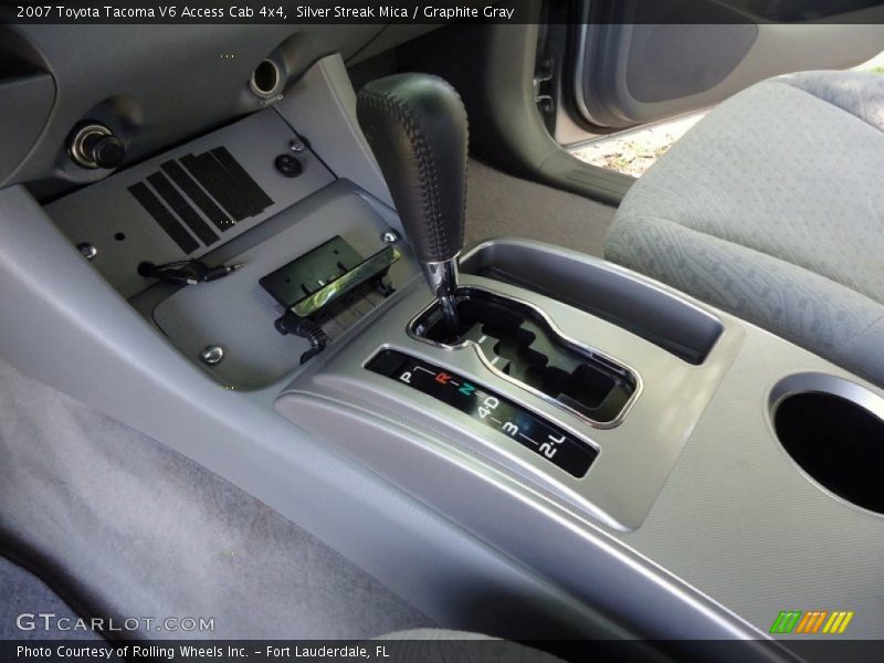 Silver Streak Mica / Graphite Gray 2007 Toyota Tacoma V6 Access Cab 4x4