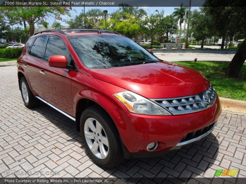 Sunset Red Pearl Metallic / Charcoal 2006 Nissan Murano SL
