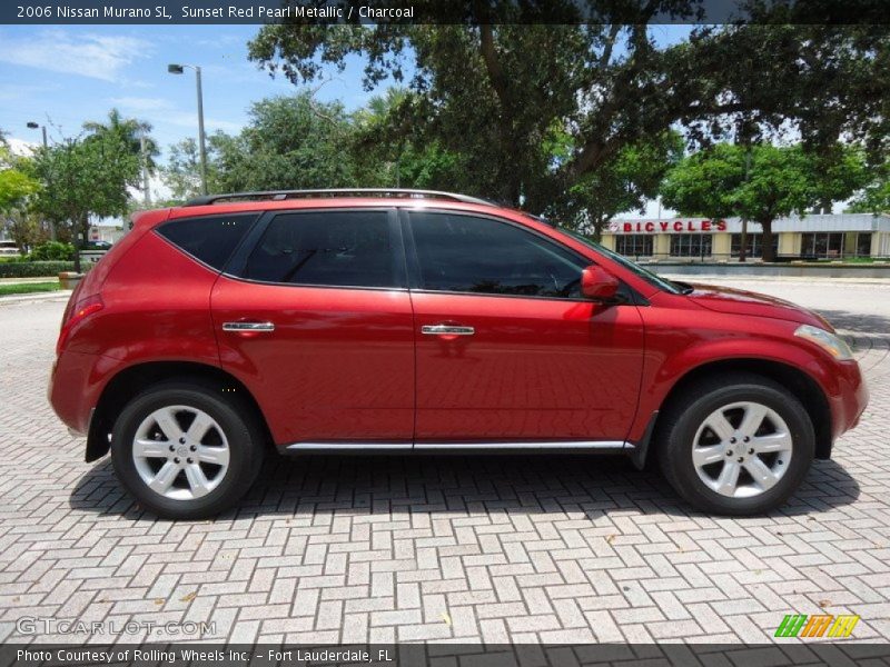 Sunset Red Pearl Metallic / Charcoal 2006 Nissan Murano SL