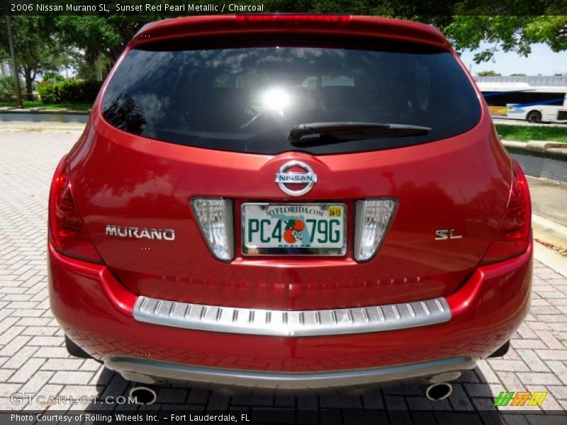 Sunset Red Pearl Metallic / Charcoal 2006 Nissan Murano SL