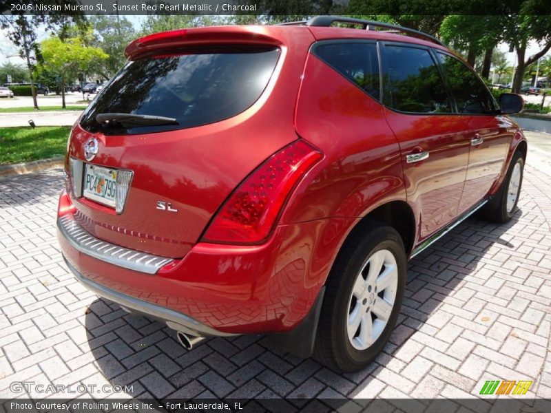 Sunset Red Pearl Metallic / Charcoal 2006 Nissan Murano SL