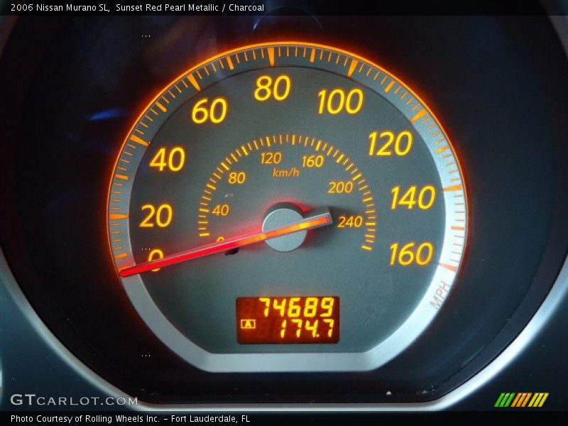Sunset Red Pearl Metallic / Charcoal 2006 Nissan Murano SL