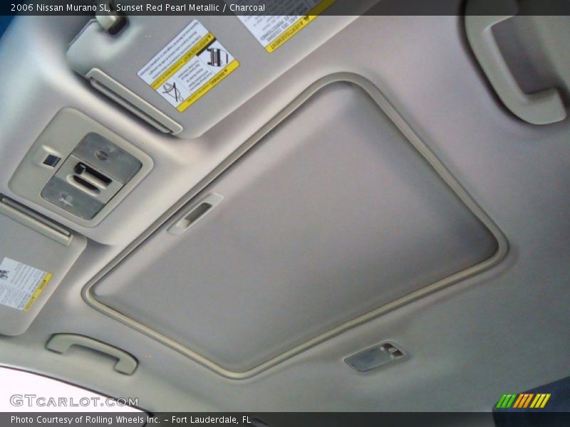 Sunset Red Pearl Metallic / Charcoal 2006 Nissan Murano SL