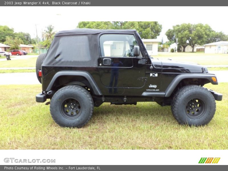 Black Clearcoat / Khaki 2003 Jeep Wrangler X 4x4