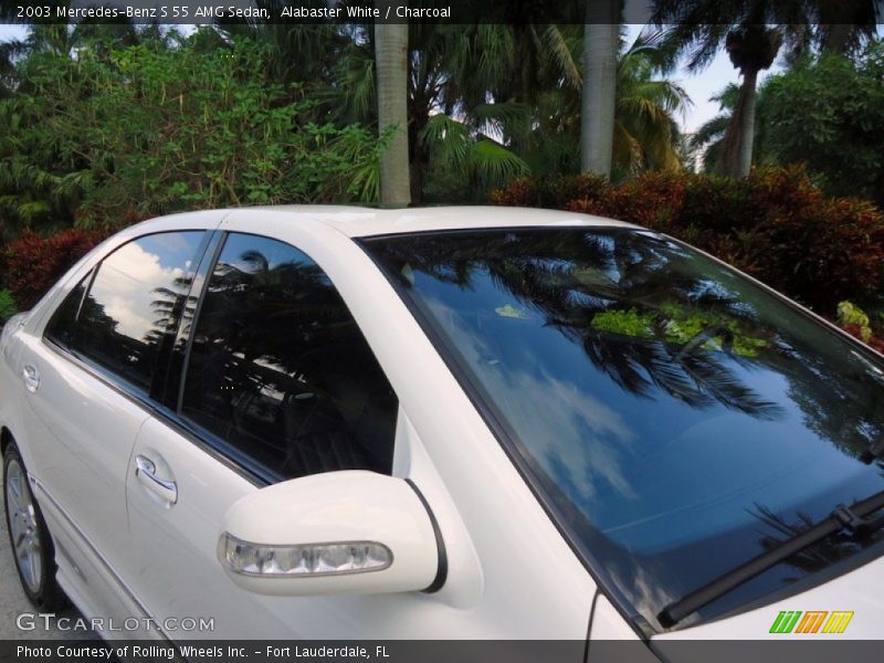 Alabaster White / Charcoal 2003 Mercedes-Benz S 55 AMG Sedan