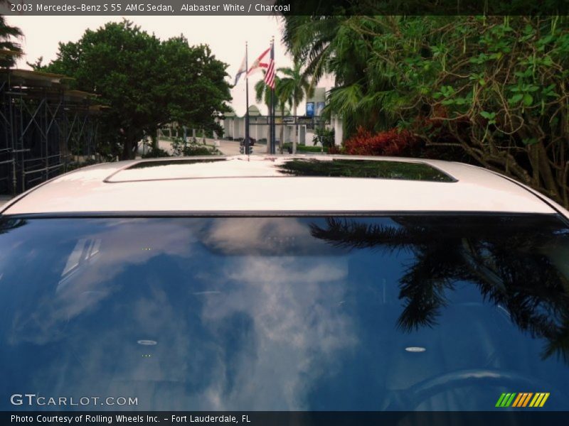 Alabaster White / Charcoal 2003 Mercedes-Benz S 55 AMG Sedan