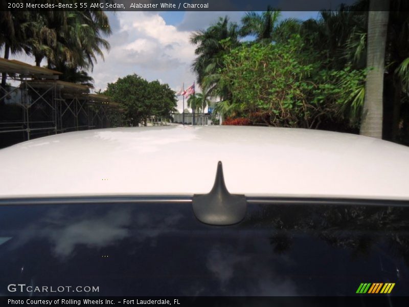 Alabaster White / Charcoal 2003 Mercedes-Benz S 55 AMG Sedan
