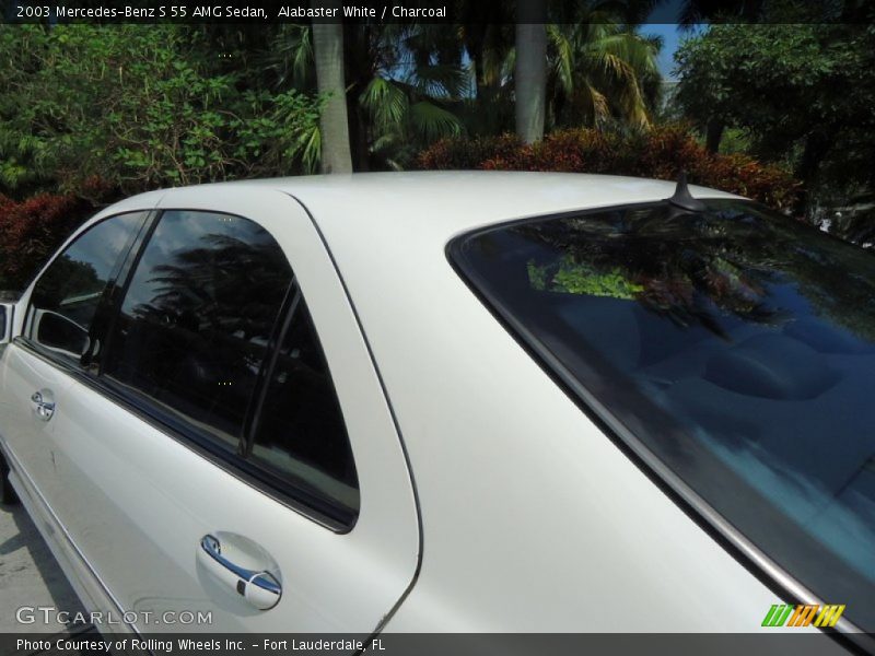 Alabaster White / Charcoal 2003 Mercedes-Benz S 55 AMG Sedan