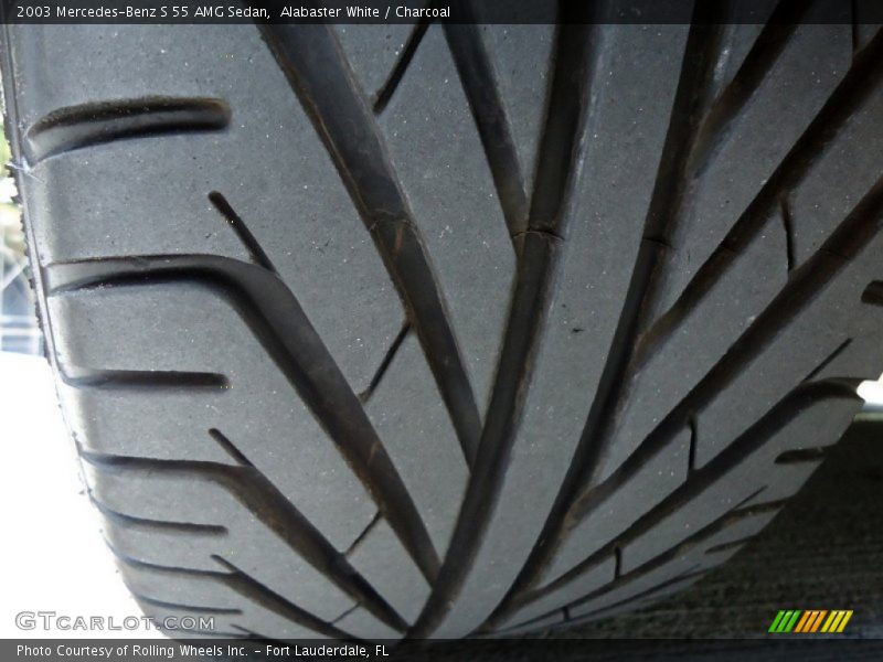 Alabaster White / Charcoal 2003 Mercedes-Benz S 55 AMG Sedan