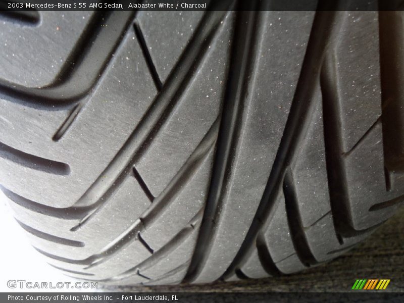 Alabaster White / Charcoal 2003 Mercedes-Benz S 55 AMG Sedan
