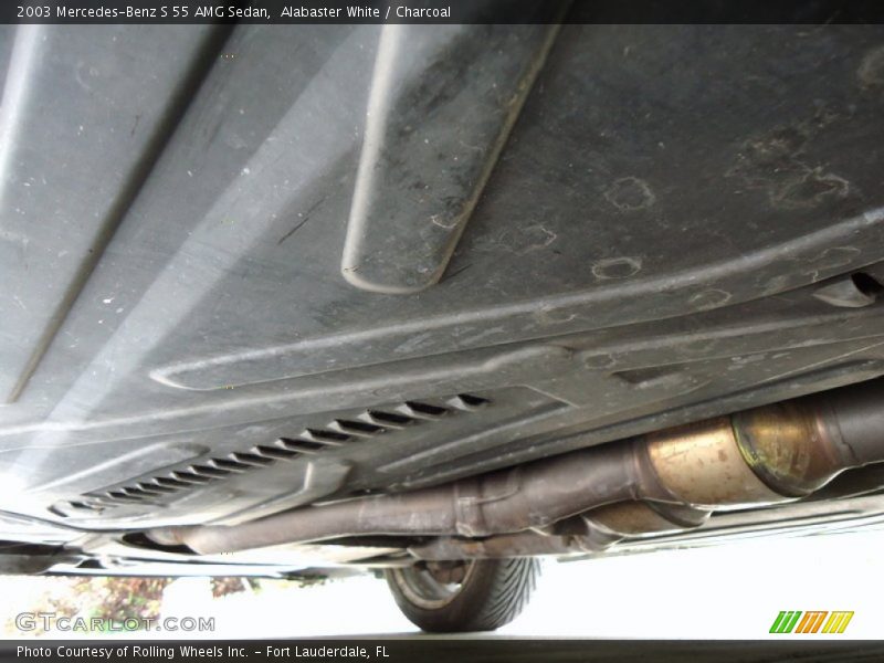 Alabaster White / Charcoal 2003 Mercedes-Benz S 55 AMG Sedan