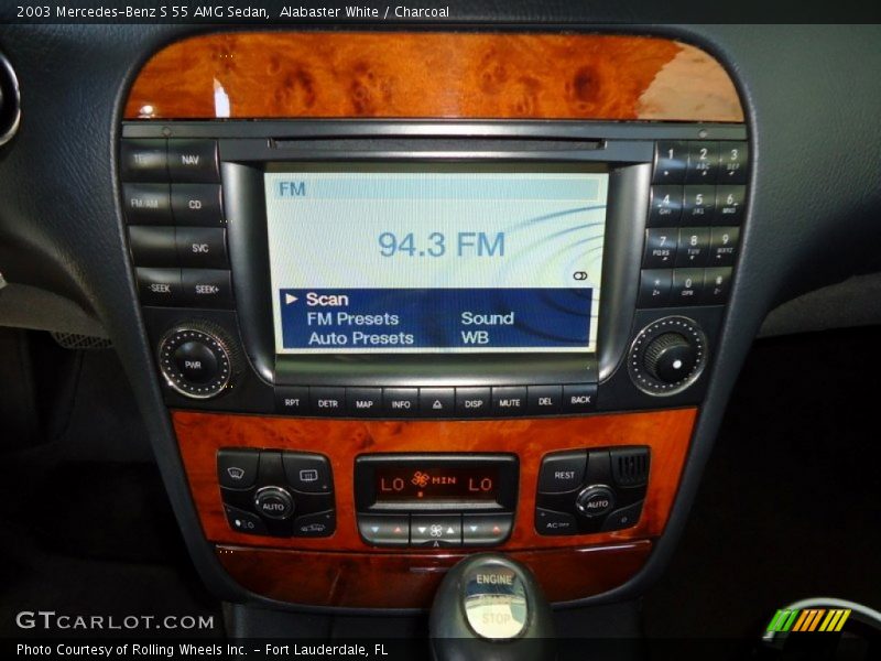 Alabaster White / Charcoal 2003 Mercedes-Benz S 55 AMG Sedan