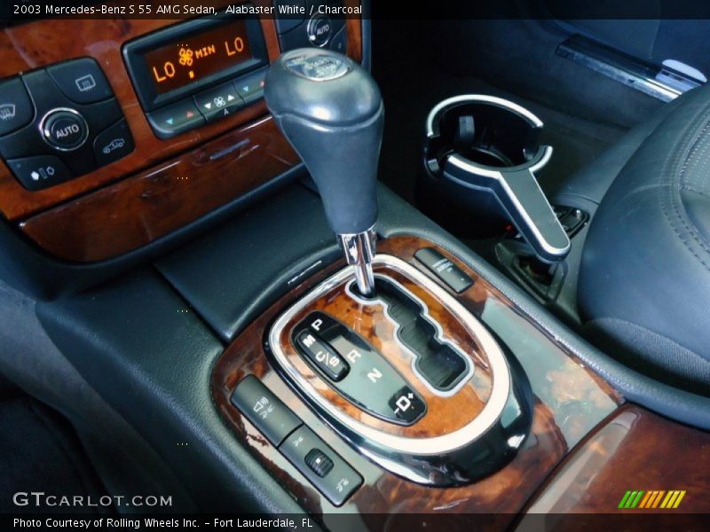 Alabaster White / Charcoal 2003 Mercedes-Benz S 55 AMG Sedan