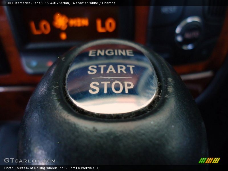 Alabaster White / Charcoal 2003 Mercedes-Benz S 55 AMG Sedan