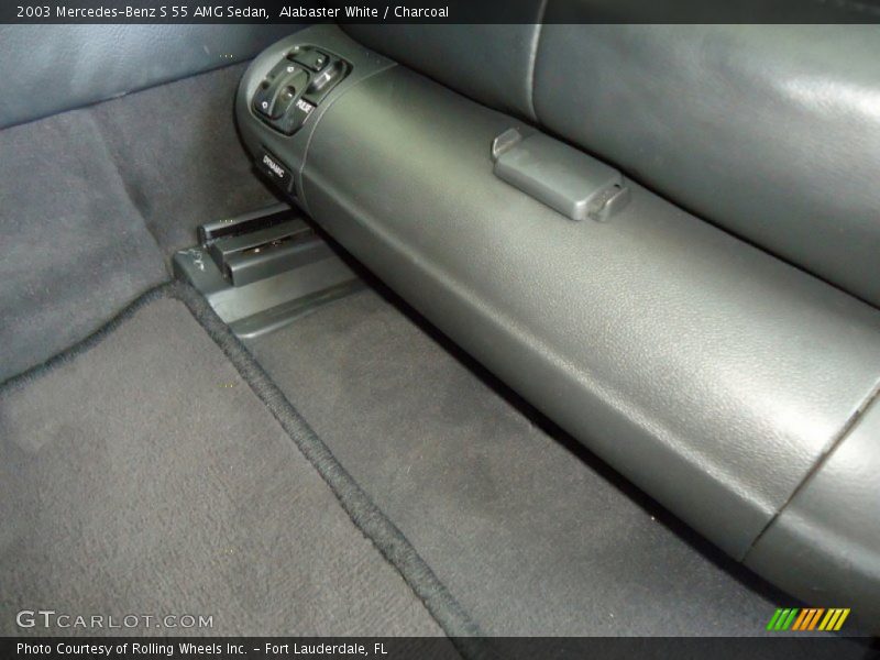 Alabaster White / Charcoal 2003 Mercedes-Benz S 55 AMG Sedan