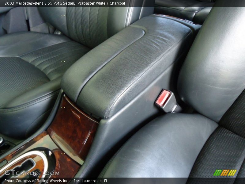 Alabaster White / Charcoal 2003 Mercedes-Benz S 55 AMG Sedan