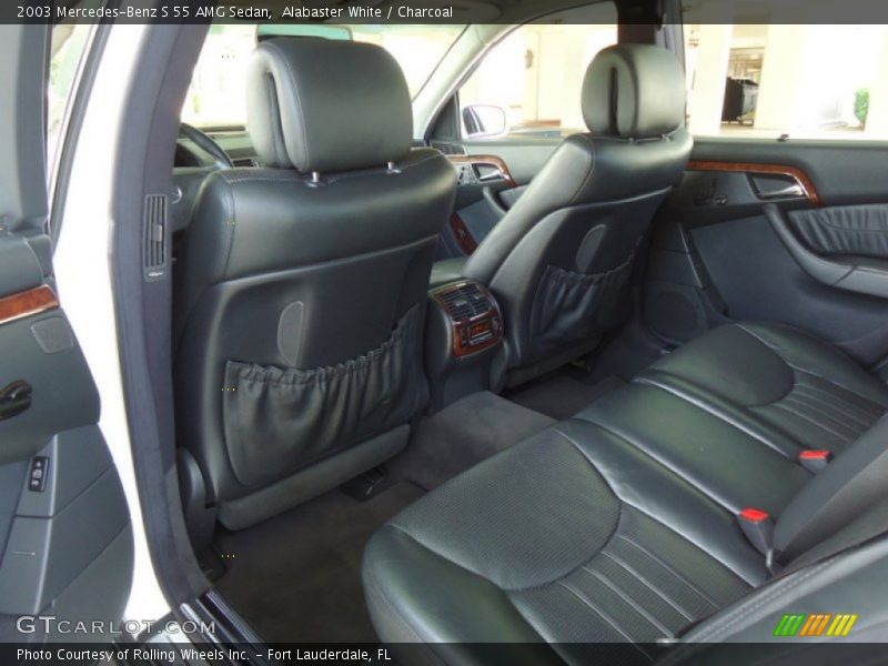 Alabaster White / Charcoal 2003 Mercedes-Benz S 55 AMG Sedan