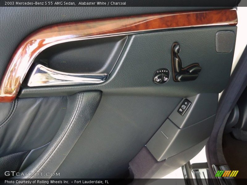 Alabaster White / Charcoal 2003 Mercedes-Benz S 55 AMG Sedan