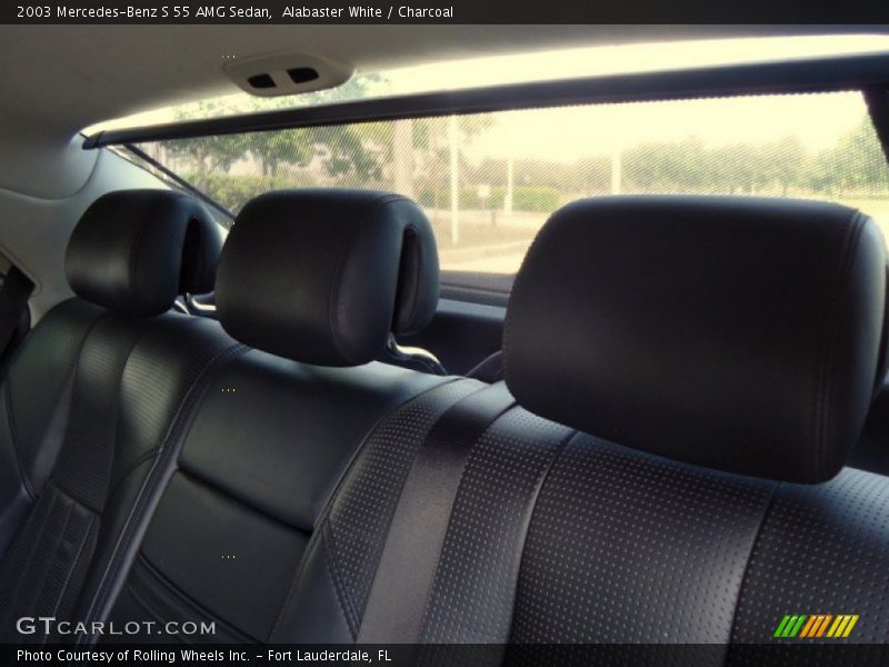 Alabaster White / Charcoal 2003 Mercedes-Benz S 55 AMG Sedan
