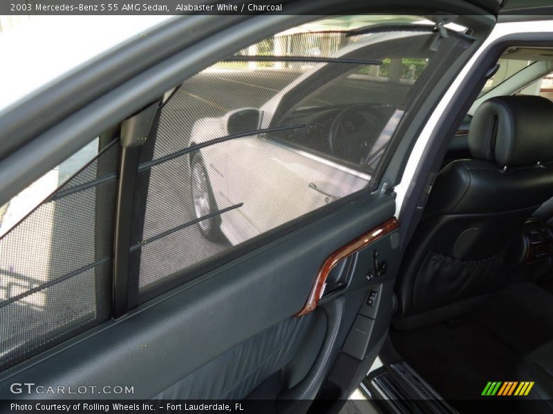 Alabaster White / Charcoal 2003 Mercedes-Benz S 55 AMG Sedan