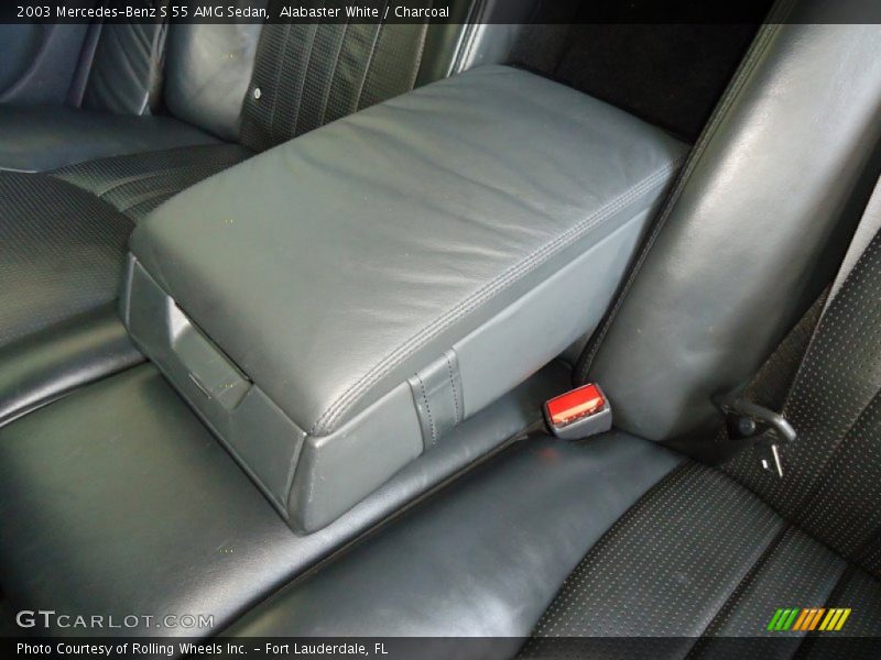 Alabaster White / Charcoal 2003 Mercedes-Benz S 55 AMG Sedan