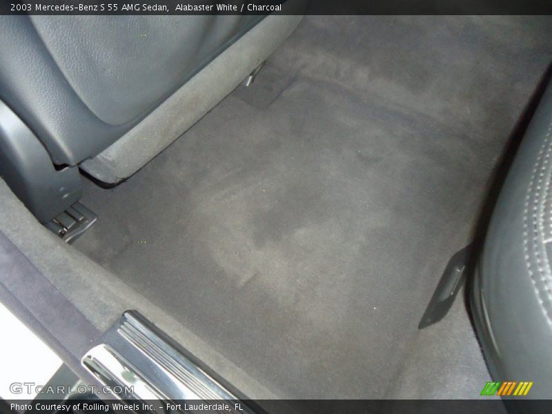 Alabaster White / Charcoal 2003 Mercedes-Benz S 55 AMG Sedan