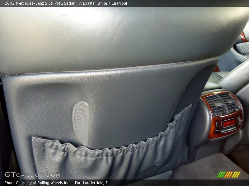 Alabaster White / Charcoal 2003 Mercedes-Benz S 55 AMG Sedan