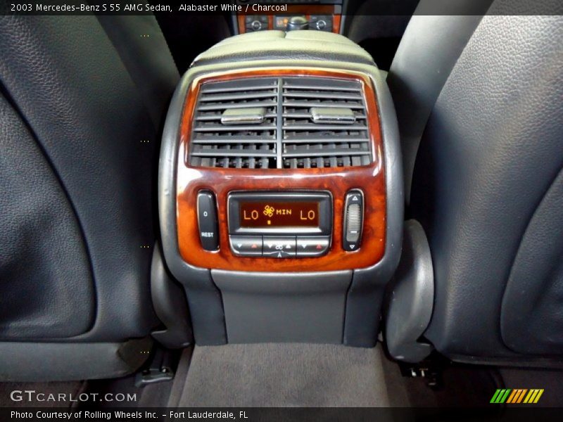 Alabaster White / Charcoal 2003 Mercedes-Benz S 55 AMG Sedan