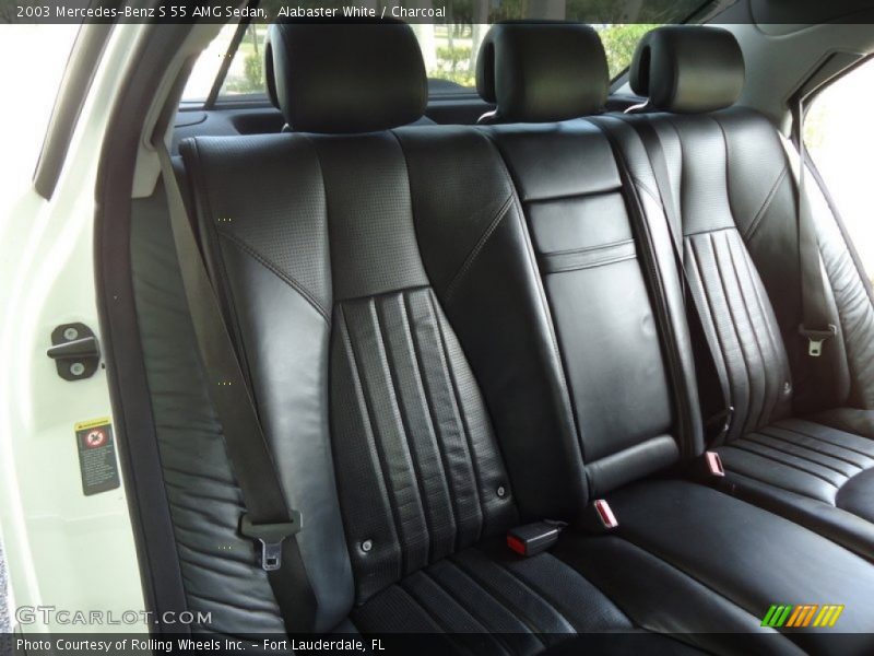 Alabaster White / Charcoal 2003 Mercedes-Benz S 55 AMG Sedan