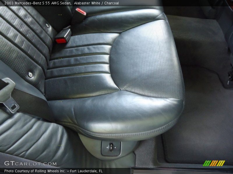 Alabaster White / Charcoal 2003 Mercedes-Benz S 55 AMG Sedan