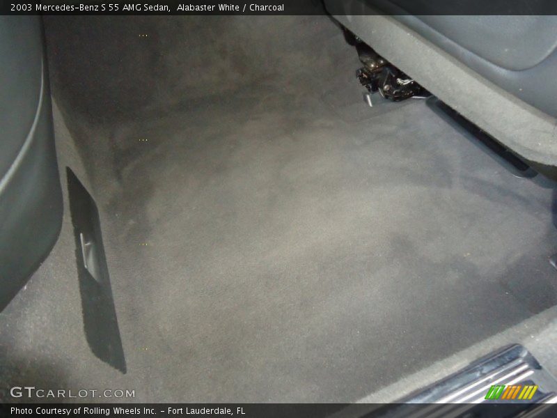 Alabaster White / Charcoal 2003 Mercedes-Benz S 55 AMG Sedan