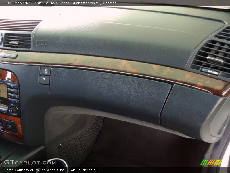 Alabaster White / Charcoal 2003 Mercedes-Benz S 55 AMG Sedan