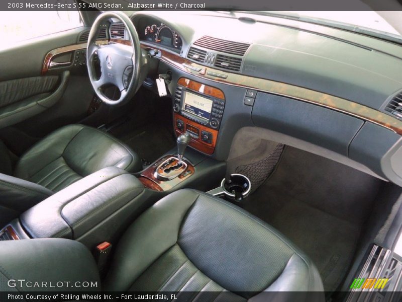 Alabaster White / Charcoal 2003 Mercedes-Benz S 55 AMG Sedan