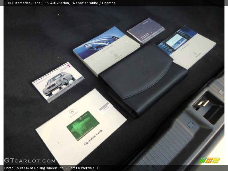 Alabaster White / Charcoal 2003 Mercedes-Benz S 55 AMG Sedan