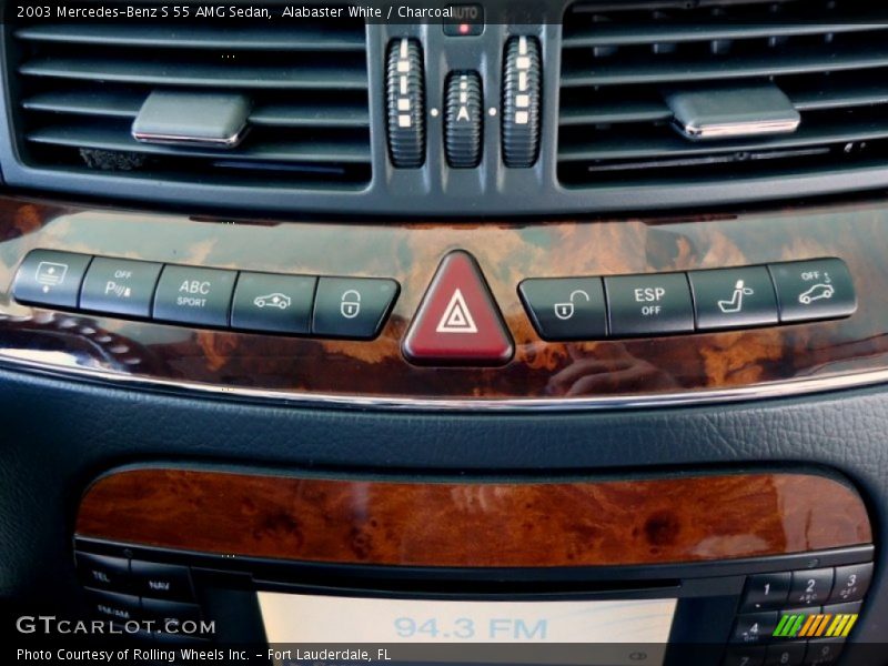 Alabaster White / Charcoal 2003 Mercedes-Benz S 55 AMG Sedan