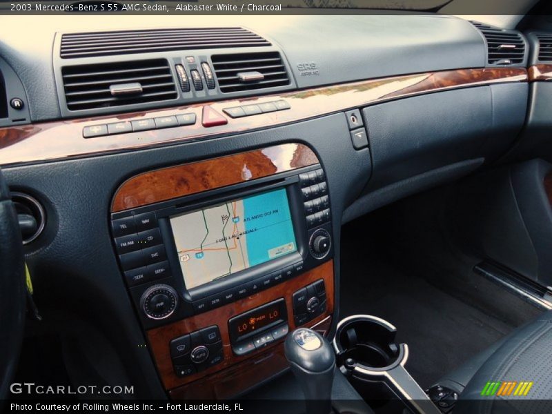 Alabaster White / Charcoal 2003 Mercedes-Benz S 55 AMG Sedan