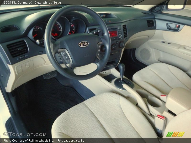 Beige Interior - 2009 Optima LX 