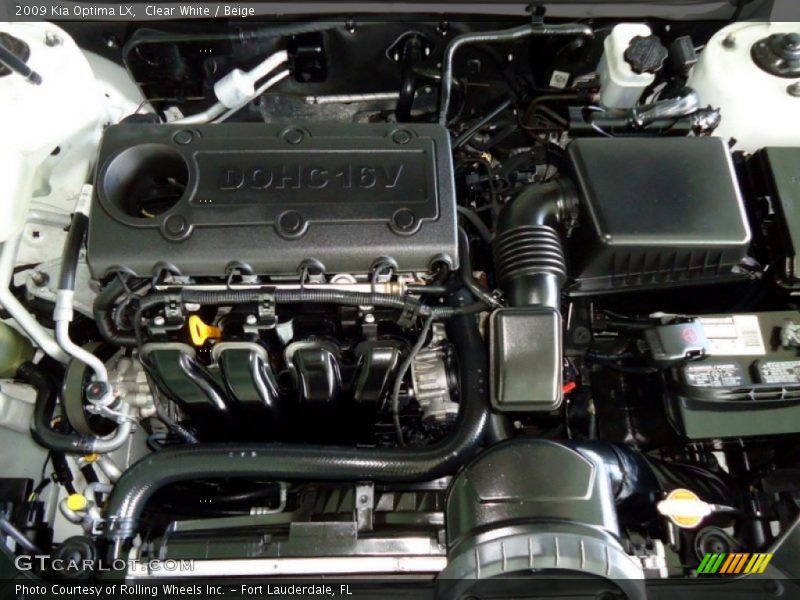  2009 Optima LX Engine - 2.4 Liter DOHC 16-Valve 4 Cylinder