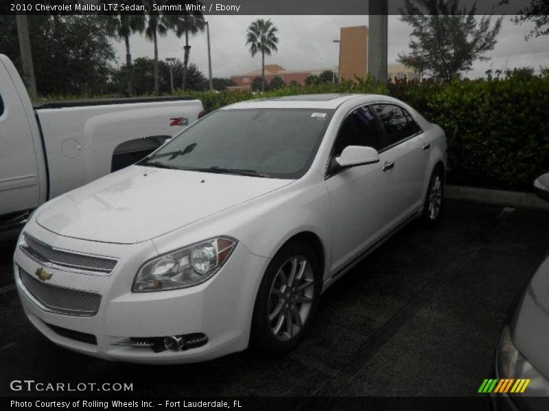 Summit White / Ebony 2010 Chevrolet Malibu LTZ Sedan