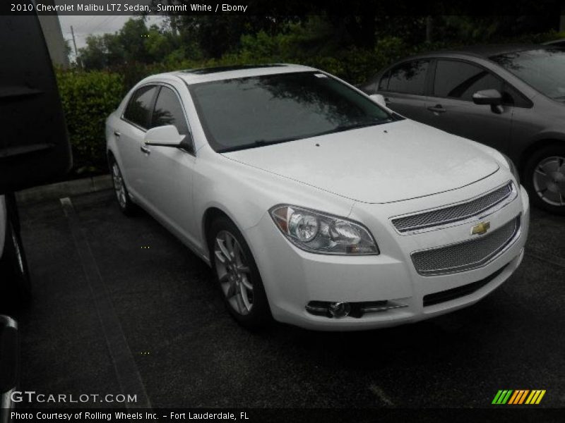 Summit White / Ebony 2010 Chevrolet Malibu LTZ Sedan