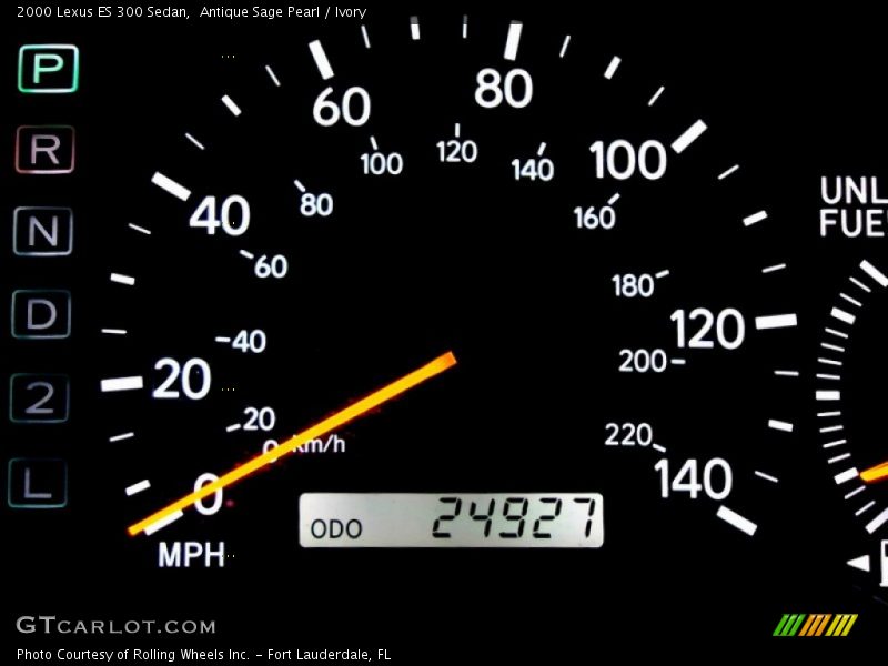 Antique Sage Pearl / Ivory 2000 Lexus ES 300 Sedan