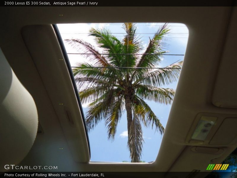 Sunroof of 2000 ES 300 Sedan