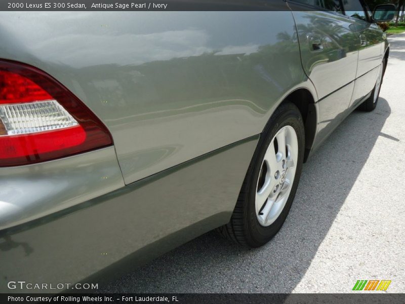 Antique Sage Pearl / Ivory 2000 Lexus ES 300 Sedan