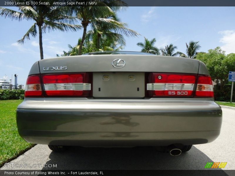 Antique Sage Pearl / Ivory 2000 Lexus ES 300 Sedan