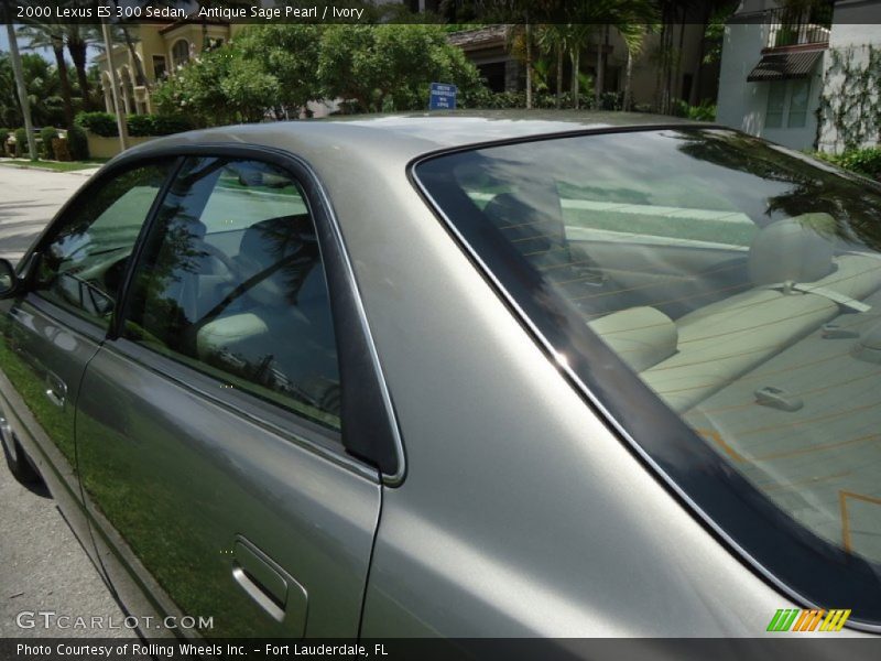 Antique Sage Pearl / Ivory 2000 Lexus ES 300 Sedan