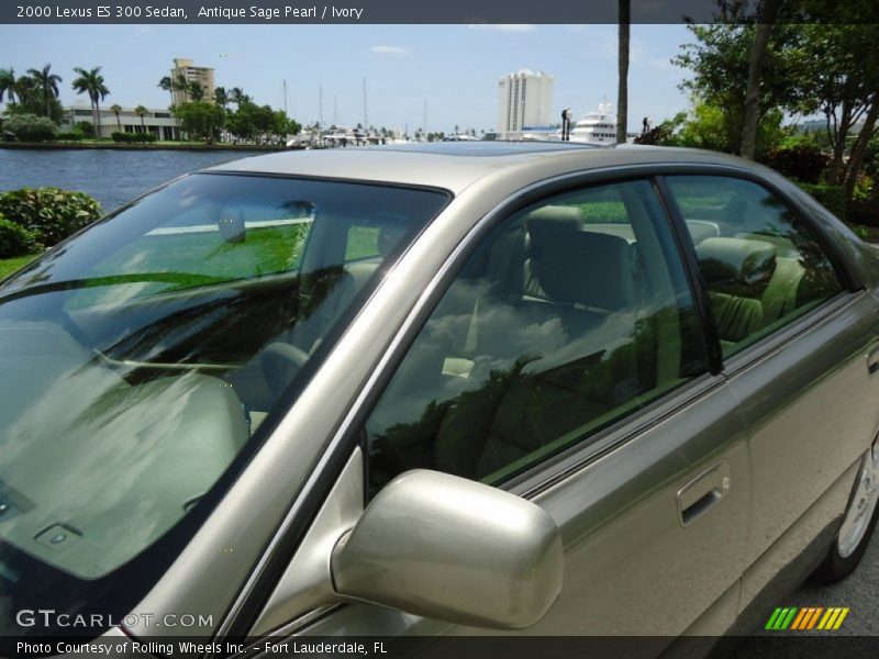 Antique Sage Pearl / Ivory 2000 Lexus ES 300 Sedan